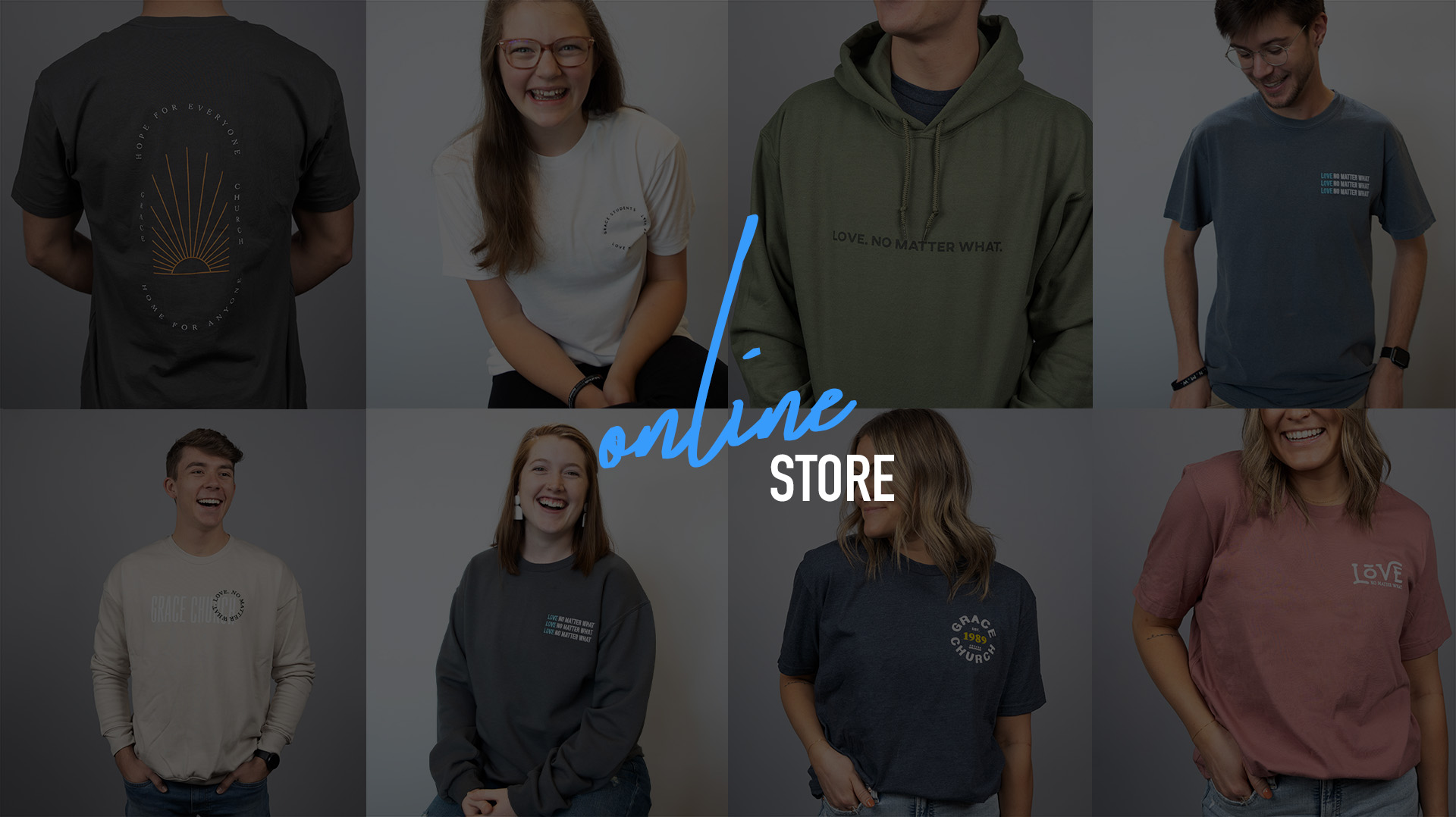Check Out Our Online Store

Order Grace Church or Grace Union gear!

